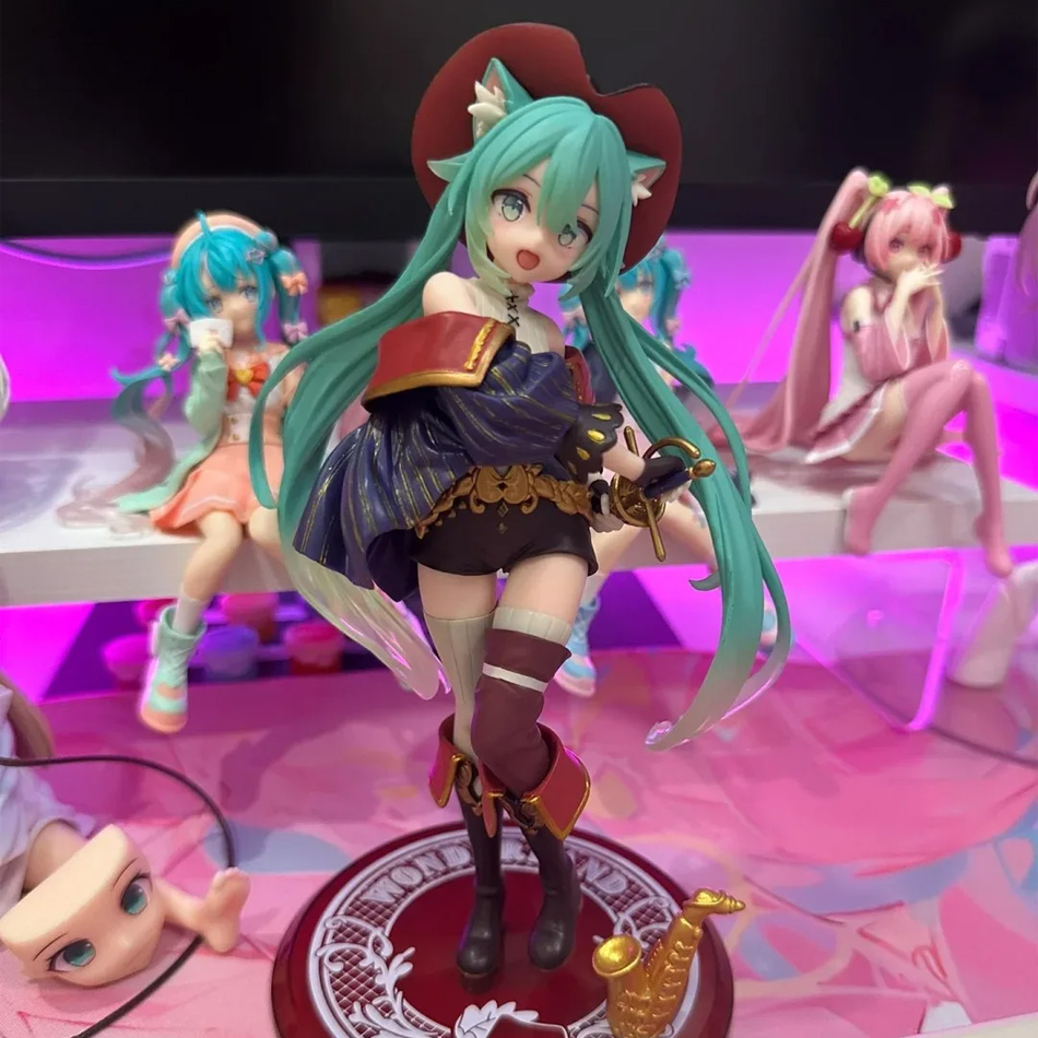 Model Kit Anime Girl - Hatsune miku desktop bonito figura de