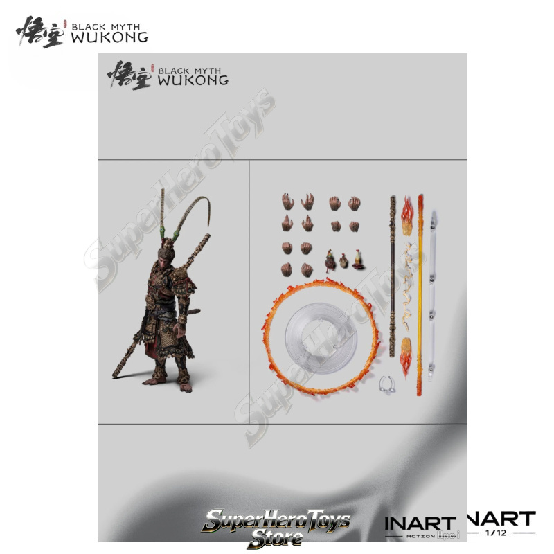 Pré-venda INART Action Black M - Model Kit Wukong avaliação e preço