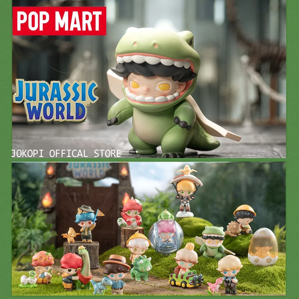 Pop mart dimoo jurassic world  - Model Kit Anime Girl avaliação e preço